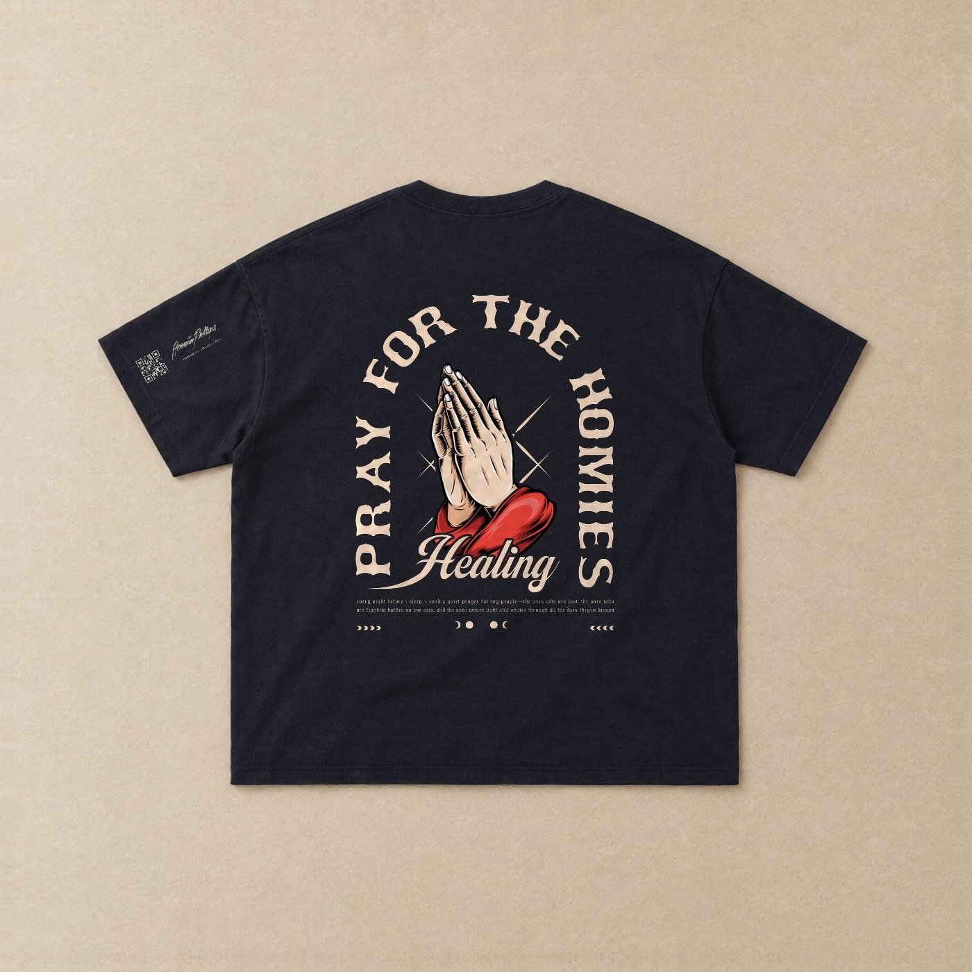 Pray for the Homies Tee, back