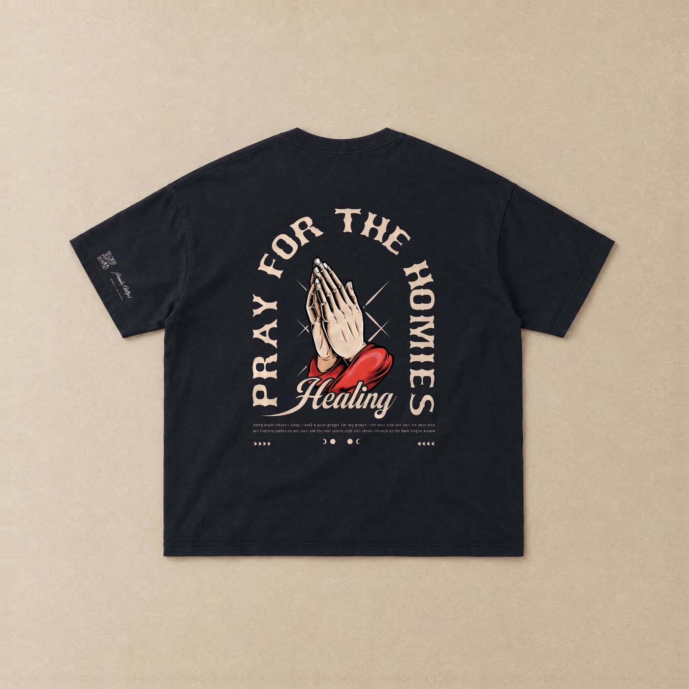 Pray for the Homies Tee, back