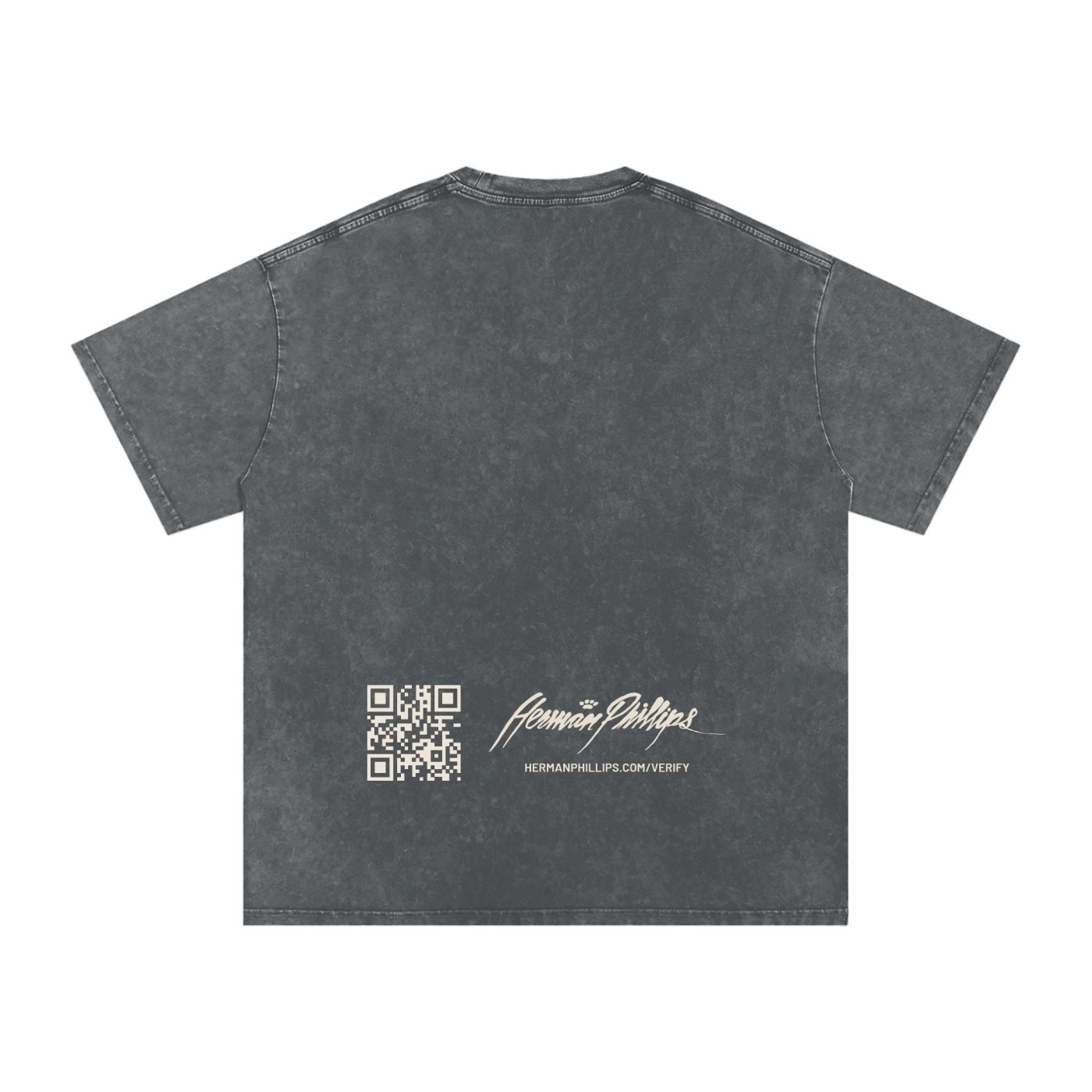 Snow Washed Oversized Cotton T-Shirt - Image 2